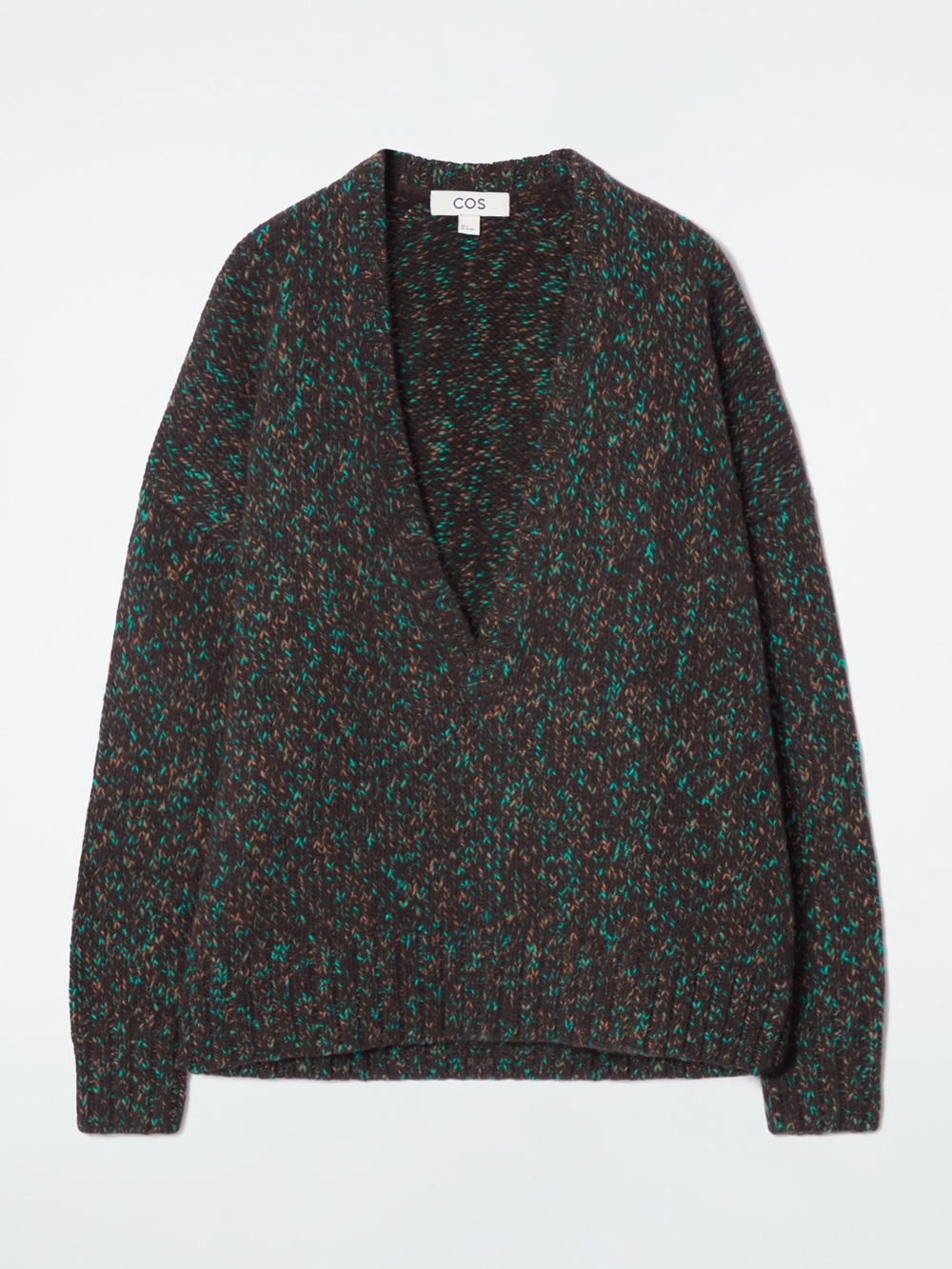 COS Chunky V-Neck Sweater